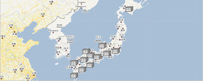 国内事業所／MAP 画像