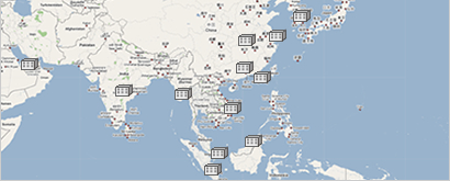 海外事業所／拠点MAP 画像